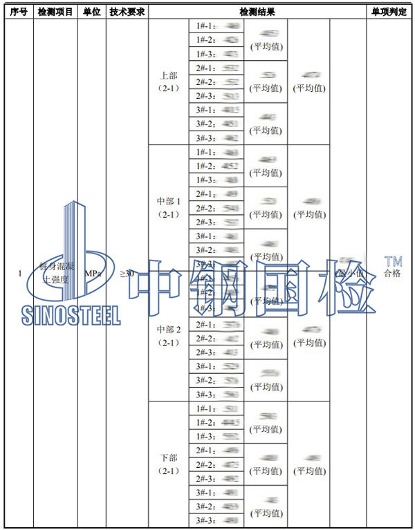 橋梁樁基檢測項目結果
