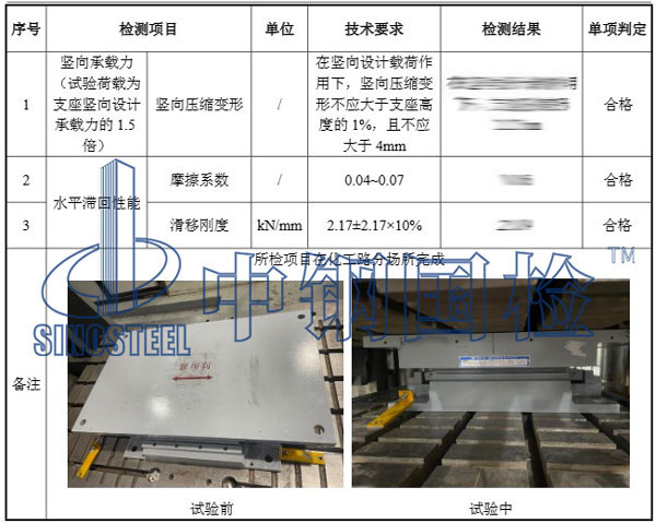 隔震支座檢測報(bào)告數(shù)據(jù)